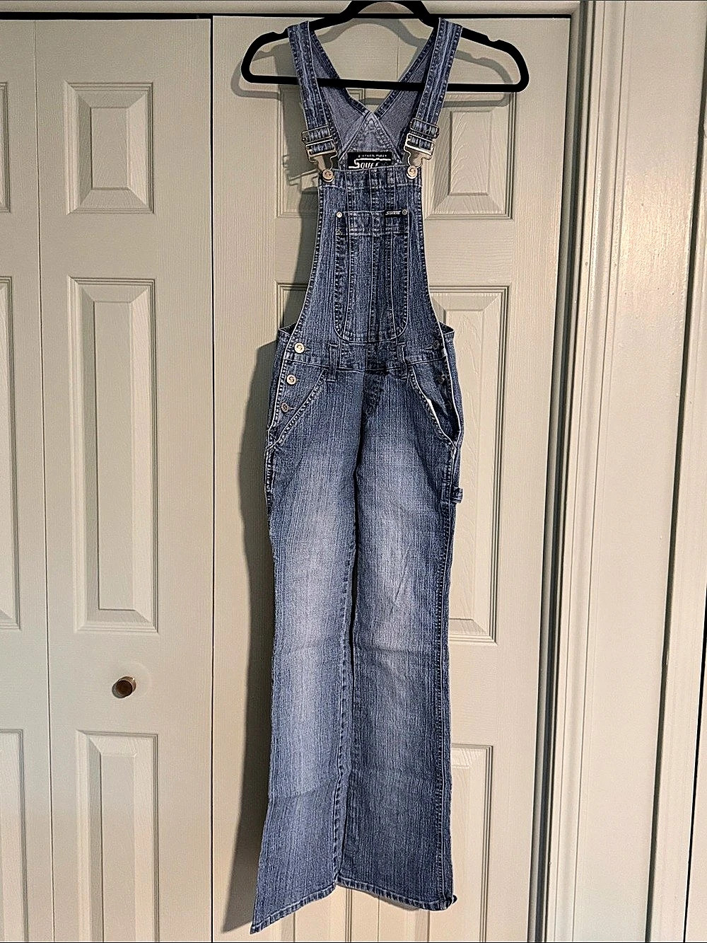 Stephen Hardy Squeeze Denim Overalls in Blue Size 3/4 like new